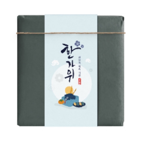 한가위 보자기 (민트)띠지 5개 추석 한가위 설 새해 명절