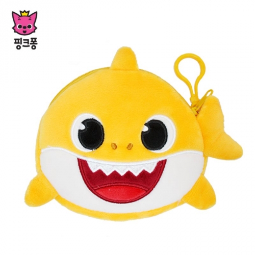 핑크퐁_상어가족 동전지갑(옐로우)(WP-B60)