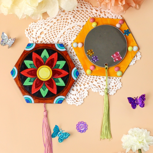 전통 손거울 5set