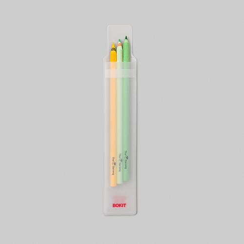 보킷 친환경문구 재생종이 연필/색연필 3pcs PVC
