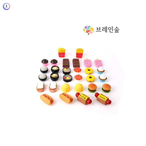 h76 말랑말랑 음식세트 30종