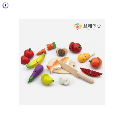 h76 코코 원목 커팅푸드 26p