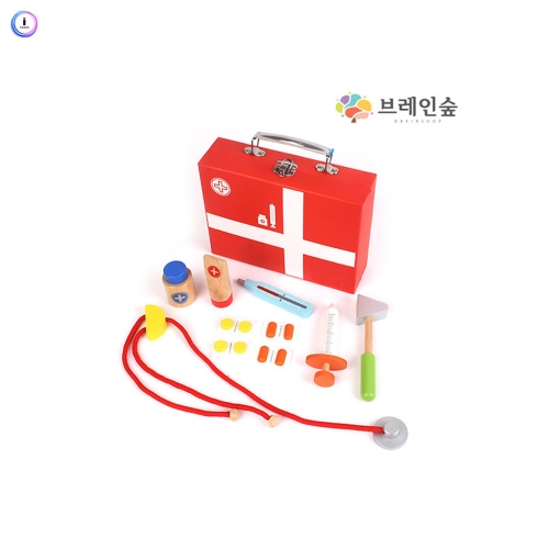h76 원목 병원놀이 가방세트