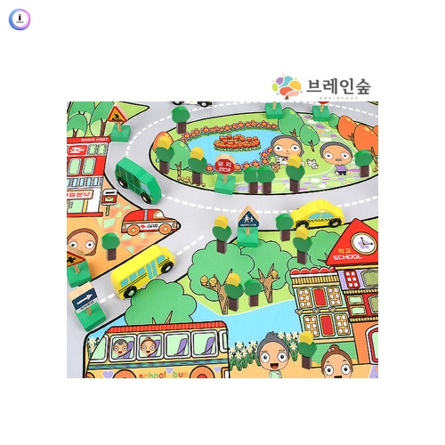 h76 원목 교통표지판 놀이세트