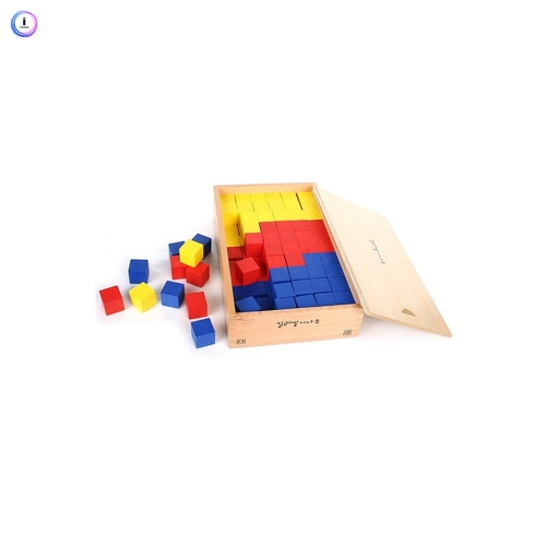 h76 2.5cm 칼라 쌓기나무 3색(120개)+고급상자