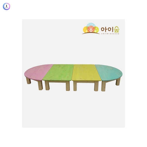 h76 유아용 책상 (4개1조)