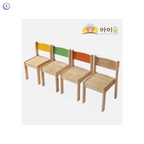 h76 고무나무 의자 (초등) - 색상 택1