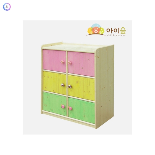 h76 도어사물함 6인용 (세로형)