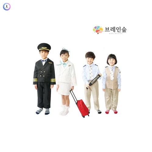 h76 직업체험 항공 의상소품 세트