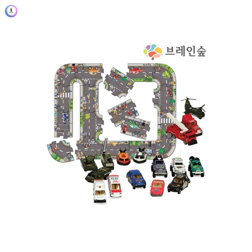 h76 익사이팅 미니자동차 17종 _ 도로퍼즐