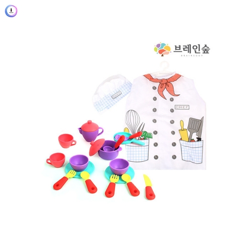 h76 말랑말랑 요리사 역할놀이 (의상포함)