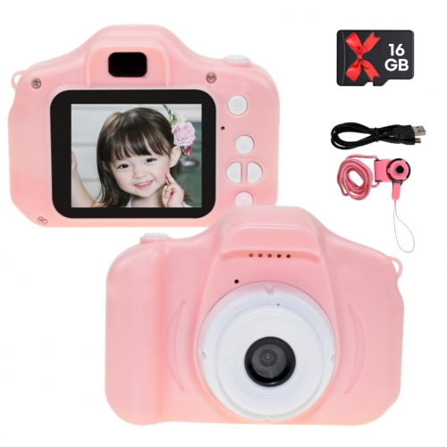 하이라라 어린이 디지털 카메라 (16GB SD카드 포함)