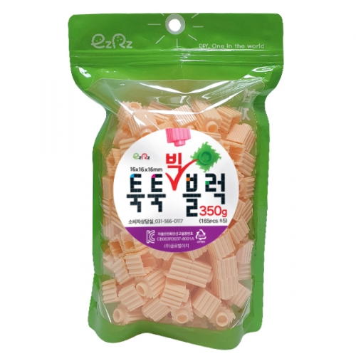 이지툭툭 빅블럭 350g 리필_살구