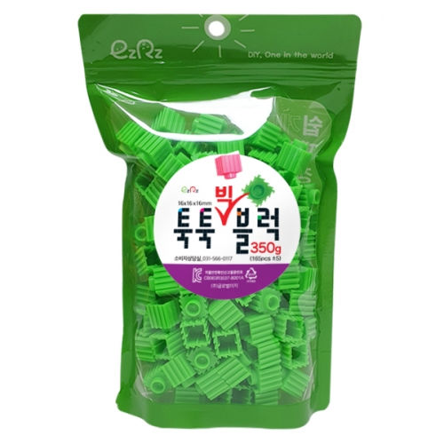 이지툭툭 빅블럭 350g 리필_연두