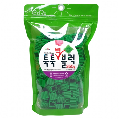 이지툭툭 빅블럭 350g 리필_초록