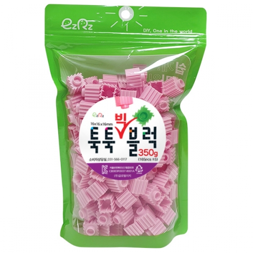 이지툭툭 빅블럭 350g 리필_분홍
