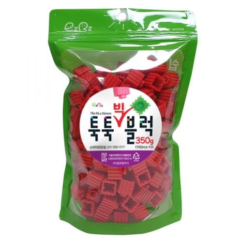 이지툭툭 빅블럭 350g 리필_빨강