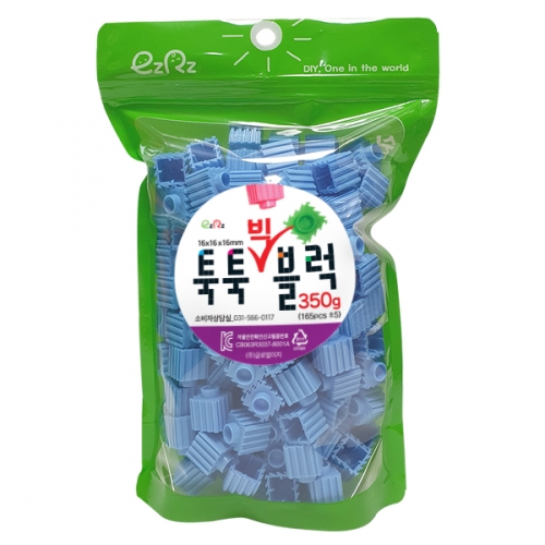 이지툭툭 빅블럭 350g 리필_하늘