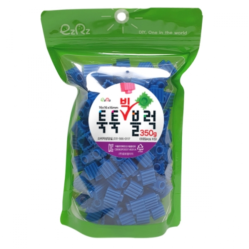 이지툭툭 빅블럭 350g 리필_파랑