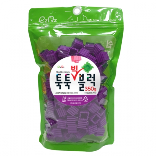 이지툭툭 빅블럭 350g 리필_보라