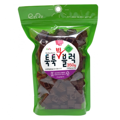 이지툭툭 빅블럭 350g 리필_밤색