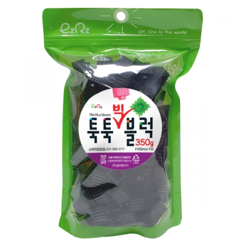 이지툭툭 빅블럭 350g 리필_검정
