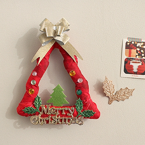 크리스마스 레드 트리리스 만들기