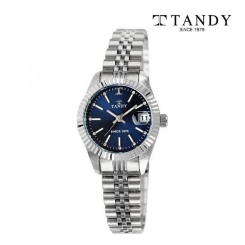 [TANDY] 탠디 럭셔리 메탈 손목시계(스와로브스키 식입) T-3921 여자 다크블루