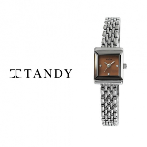 [TANDY] 탠디 럭셔리 여성용 쥬얼워치(스와로브스키 식입) T-4023 라이트 브라운