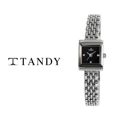 [TANDY] 탠디 럭셔리 여성용 쥬얼워치(스와로브스키 식입) T-4023 블랙