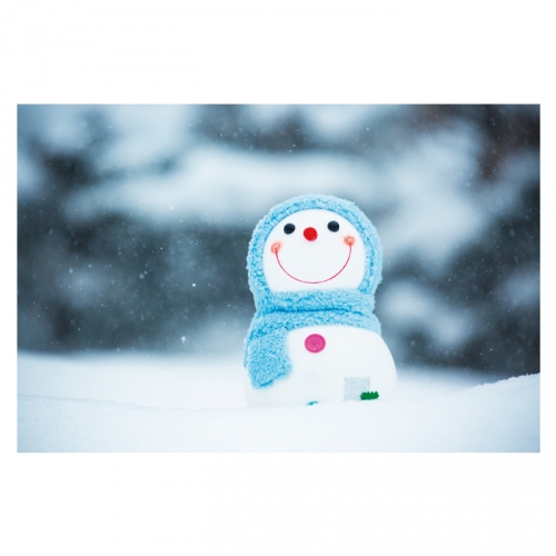 [키즈디자인] 겨울배경현수막 6248 눈사람