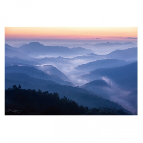 [키즈디자인] 겨울배경현수막 6281 설산