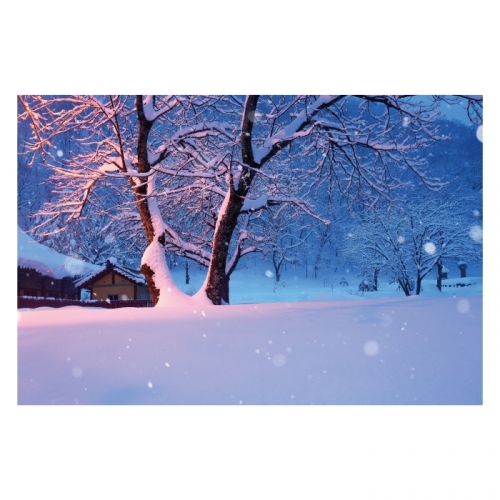 [키즈디자인] 겨울배경현수막 6310 설산