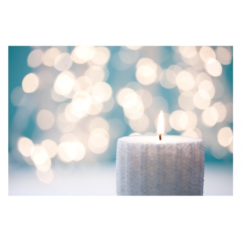 [키즈디자인] 겨울배경현수막 6330 촛불