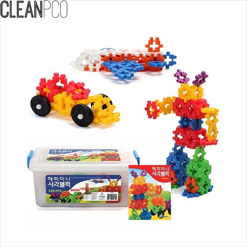 h21 한립 해피 미니사각블럭 220PCS HL564