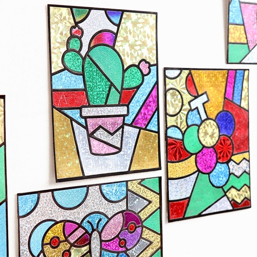05 팝아트 포일아트세트 어린이만들기