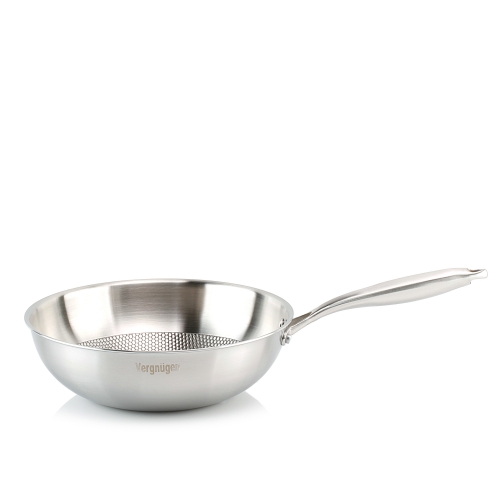 아이젠베르그 Vergnugen IH 엠보싱 통삼중 웍팬 28cm