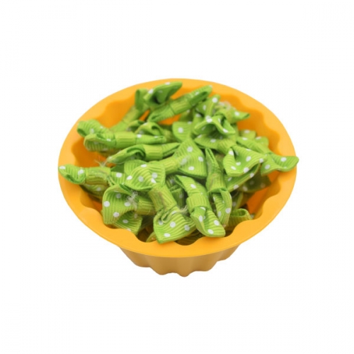 [만들기 재료] 칼라(연두) 리본 (30개)