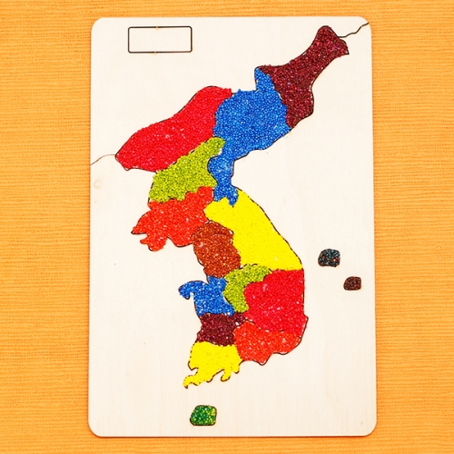 우리나라 지도 꾸미기(2인)