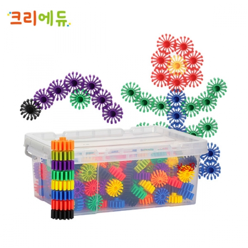 [캐스B]크리에듀 톱니블록200pcs(2191)