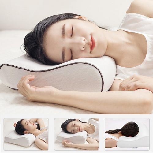 편안한 숙면을 위한 목이편한 3D 메모리폼 베개(L)+고급 베개커버