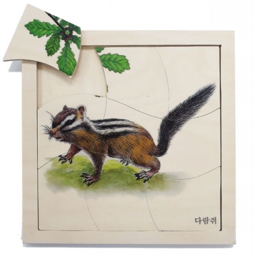 자연퍼즐숲속동물세트
