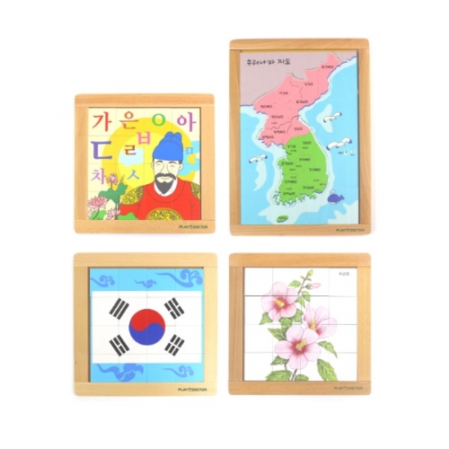 우리나라상징퍼즐세트C(4종)