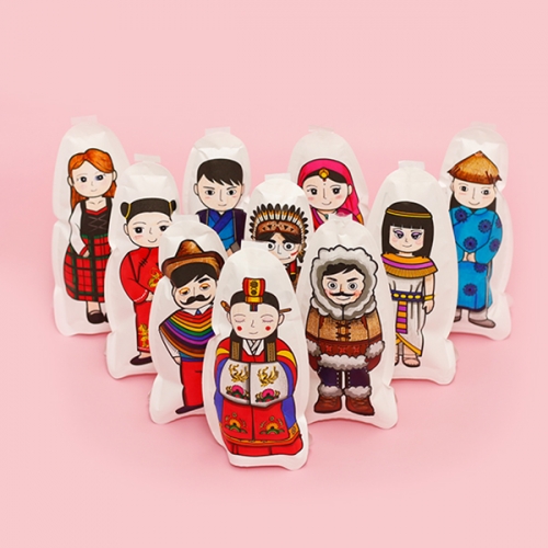 다문화 전통의상 컬러룬(5개)
