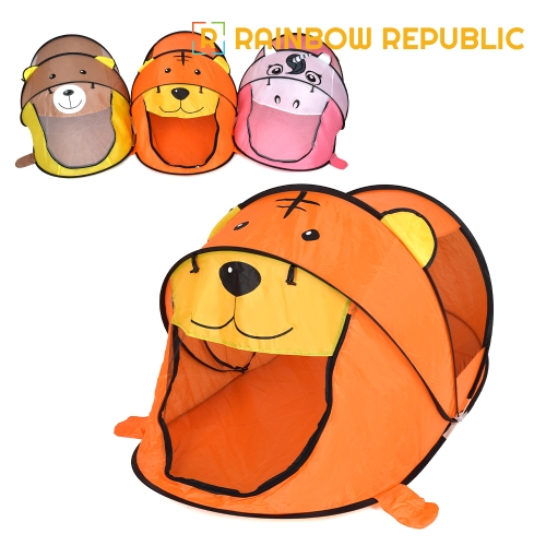 원터치 유아텐트 곰 호랑이 유니콘
