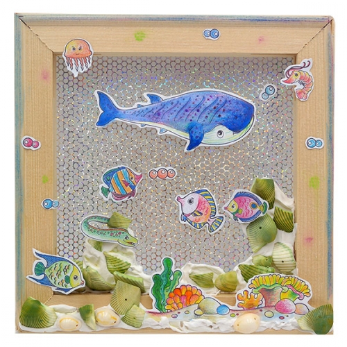 바다 속 그물 액자꾸미기(10 인용)