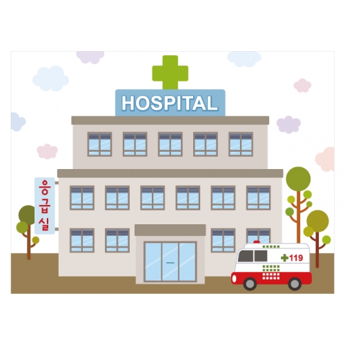 [키즈디자인] 병원현수막 2104 시장놀이 우리동네