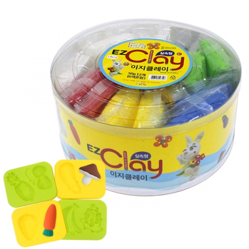 이지클레이 실속형2(50g*12+몰드)