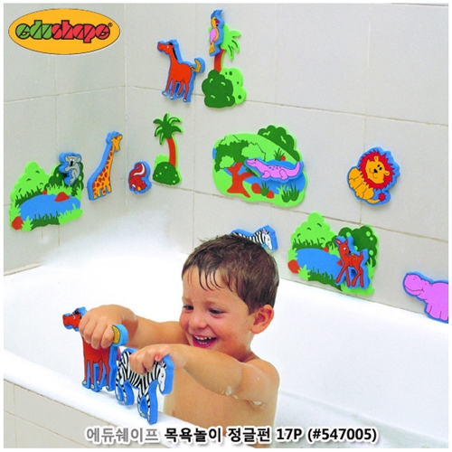 [에듀쉐이프] 목욕놀이 정글펀 17P (634E547005)