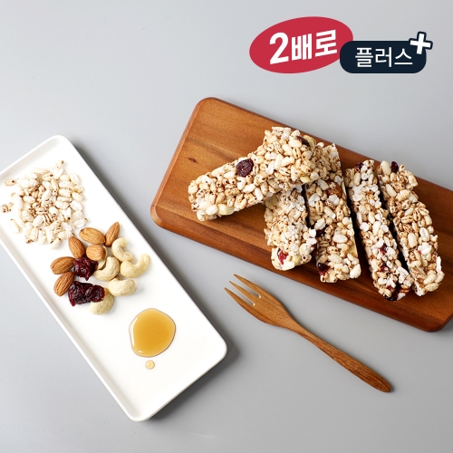 플러스 조청 현미 영양 강정 만들기 두배 대용량 간단 쌀 디저트 KIT